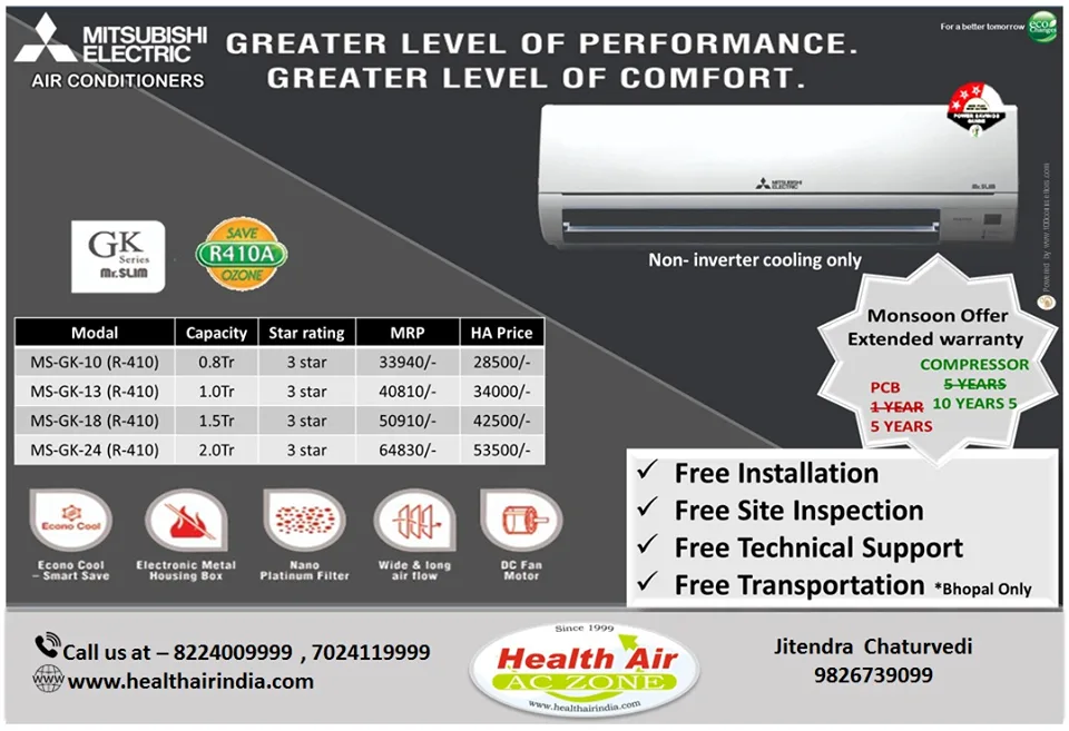 MITSUBISHI NON INVERTER SERIES GK SERIES
