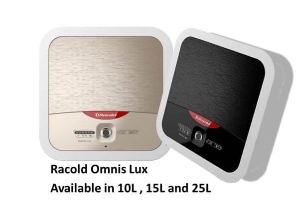 Racold omnis Lux in 10l, 15l and 25 l